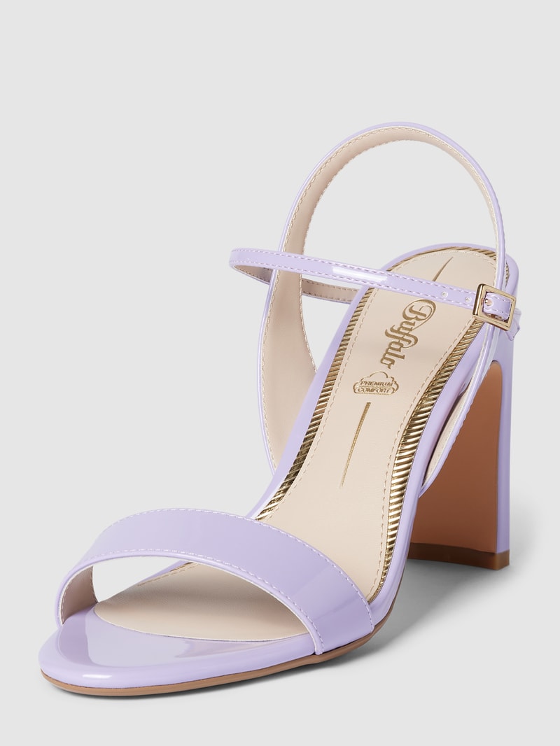 Sandalette aus Satin Modell 'NEAT'' in flieder