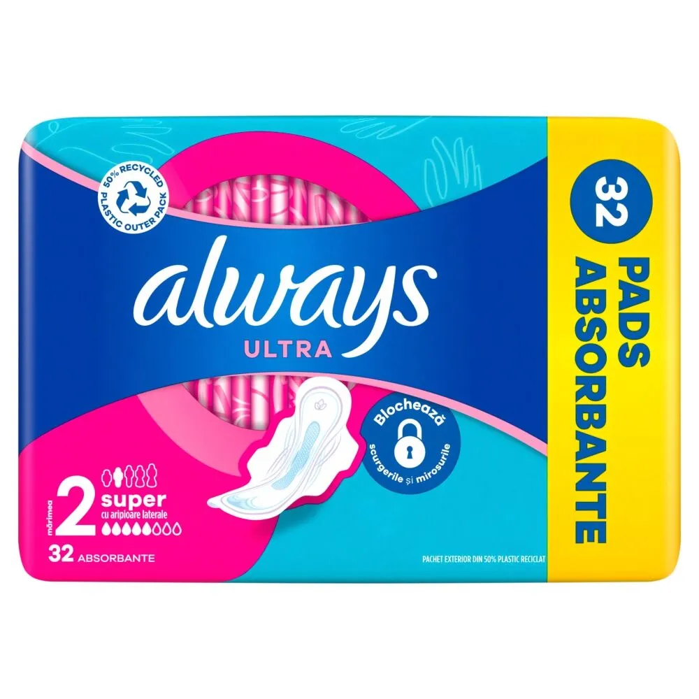 Higieniniai įklotai „Always Ultra Super Quattro“