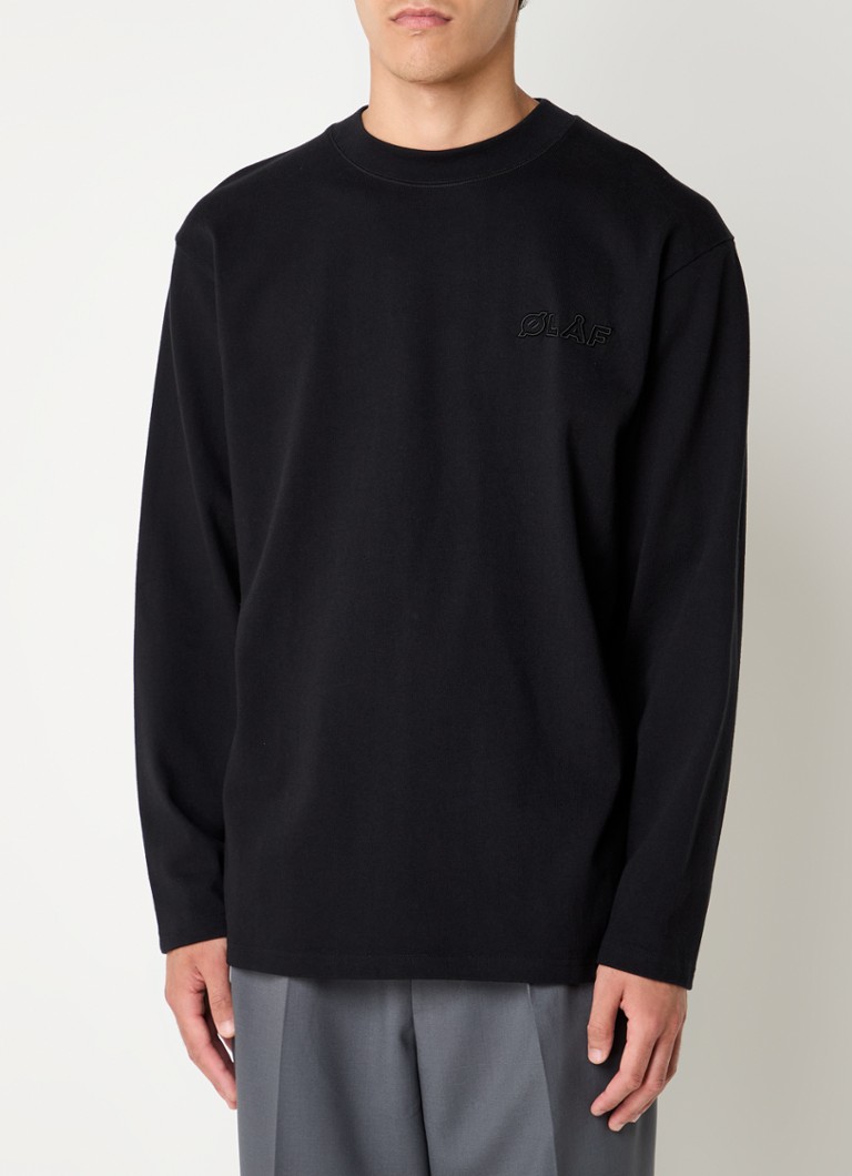 OLAF long-sleeved shirt with logo embroidery