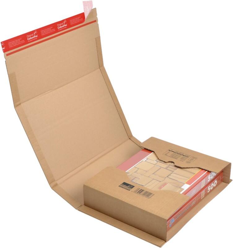 ColomPac Universal Versandkarton 270 (B) x 330 (T) x 80 (H) mm Braun 20 Stück