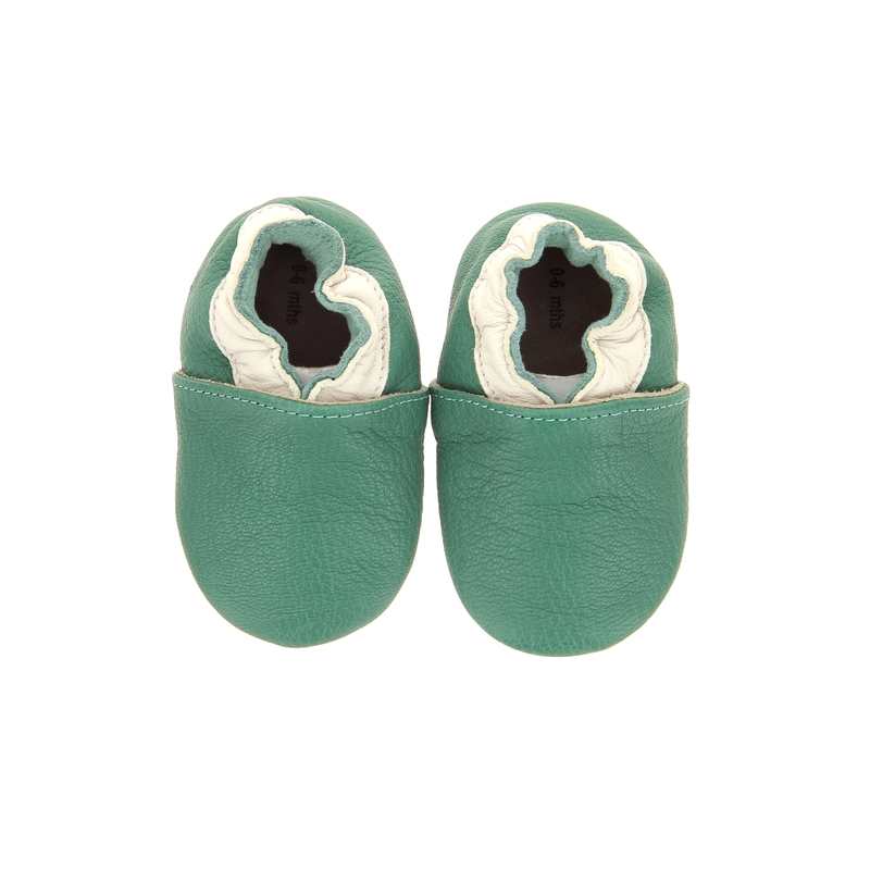 Chaussons cuir tannage vegetal Coddle Baby