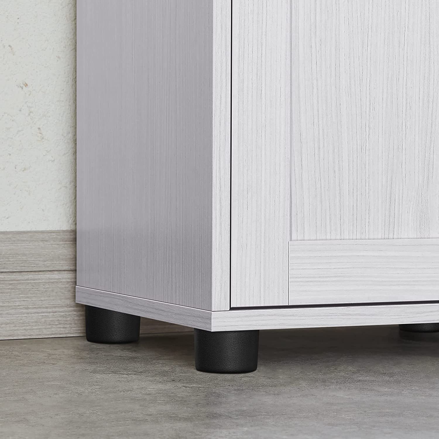 VASAGLE Badkommode Badezimmerschrank, Hochschrank, verstellbare Ablagen