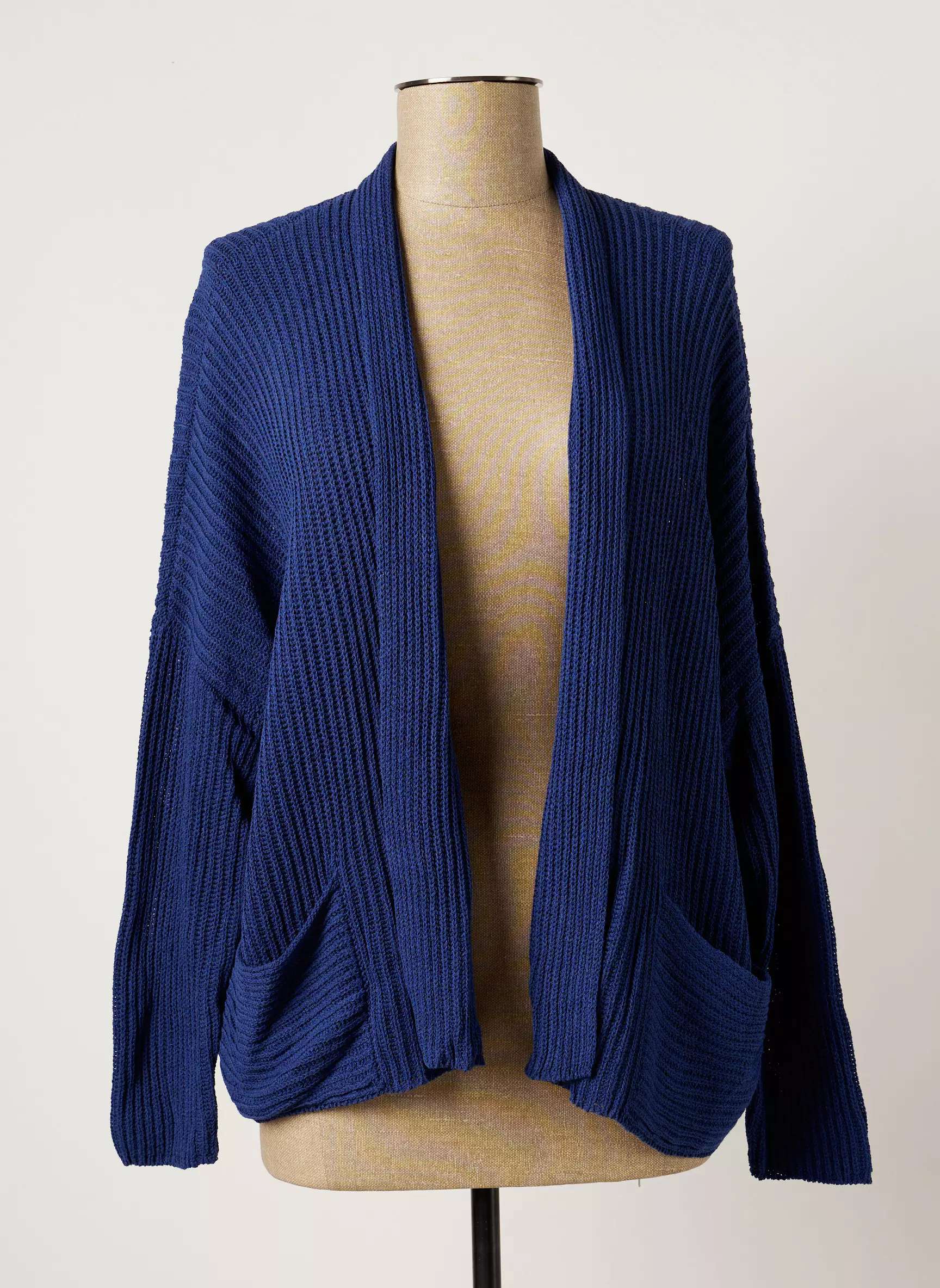 Poles Cardigans Femme couleur bleu