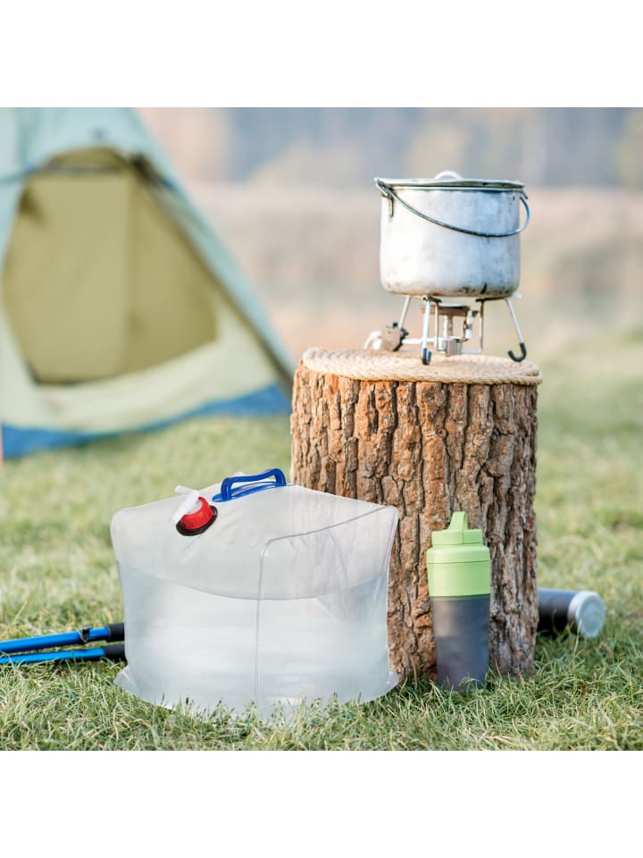 relaxdays 4x Wasserkanister in Transparent - 20 l günstig kaufen onesize