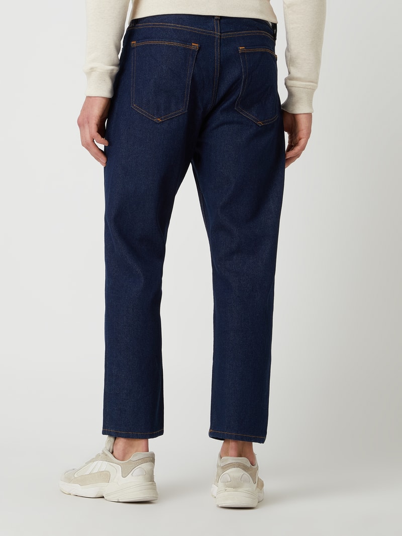 Relaxed Fit Jeans aus Bio-Baumwolle Modell 'Maakx' in dunkelblau
