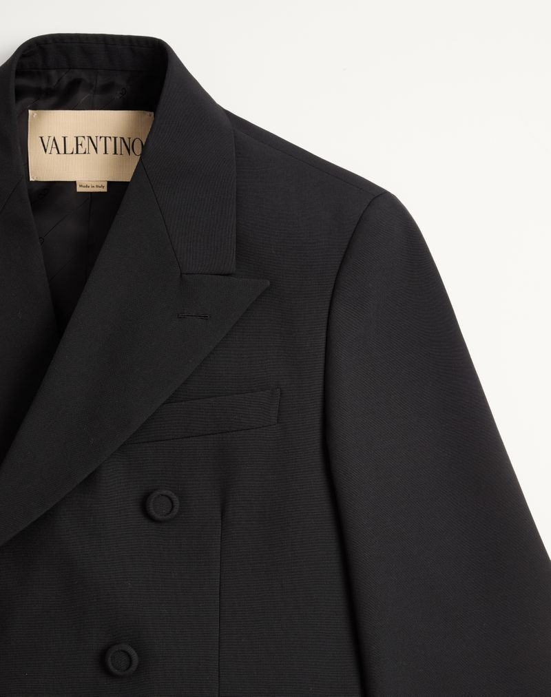 Jaqueta Valentino de lã com abotoamento duplo