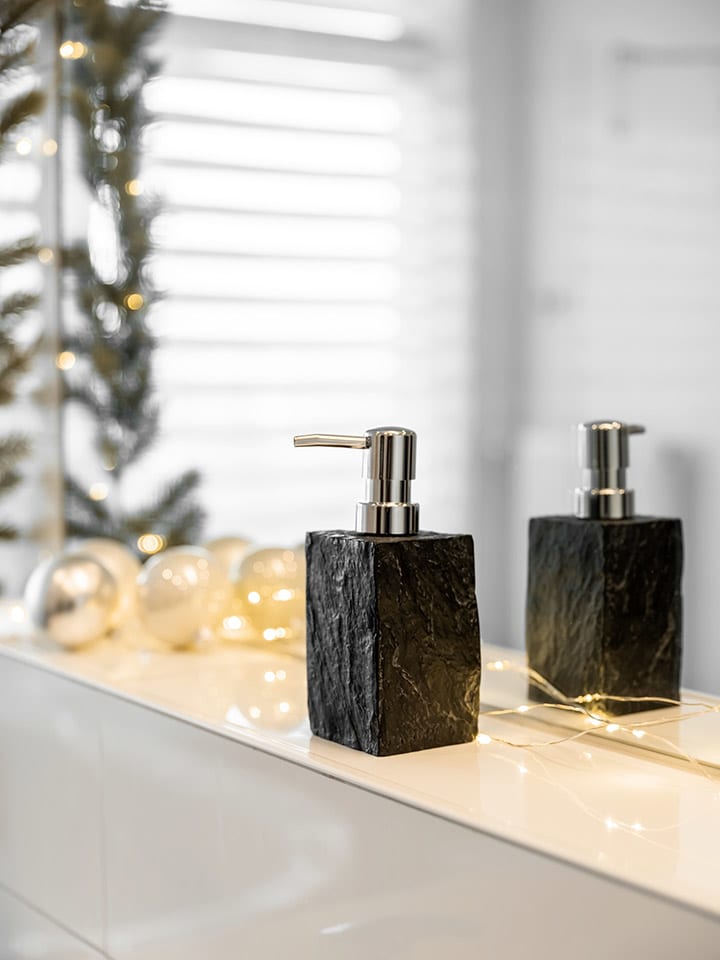 Wenko Seifenspender ''Slate Rock'' in Anthrazit - 250 ml günstig kaufen onesize