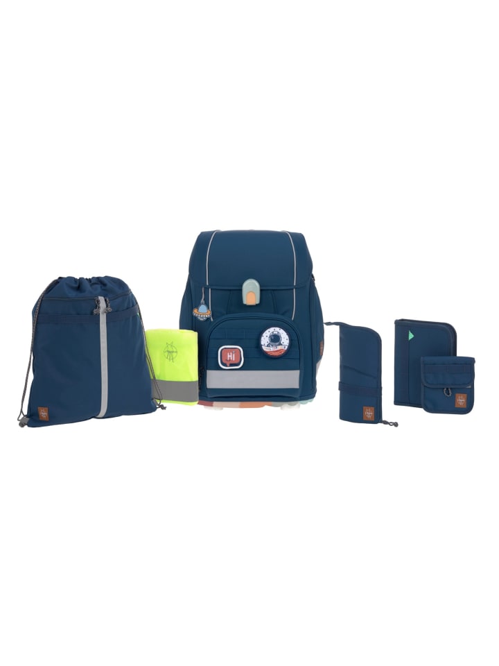 Lässig Lässig Schulranzen Set 7-teilig, Boxy Unique navy günstig kaufen onesize