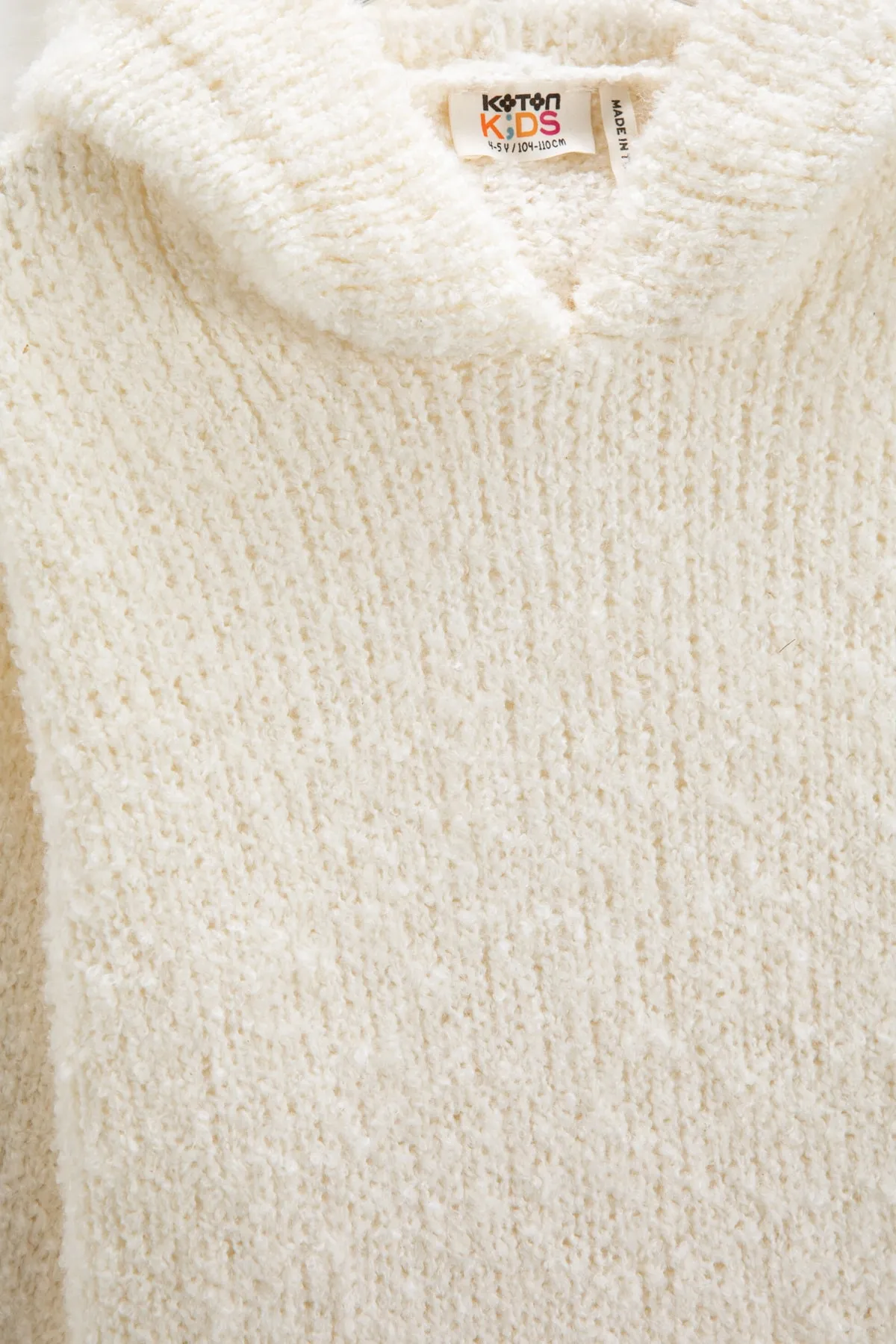 Koton  Strickpullover mit Kapuze, Basic, weich strukturiert, langärmlig
