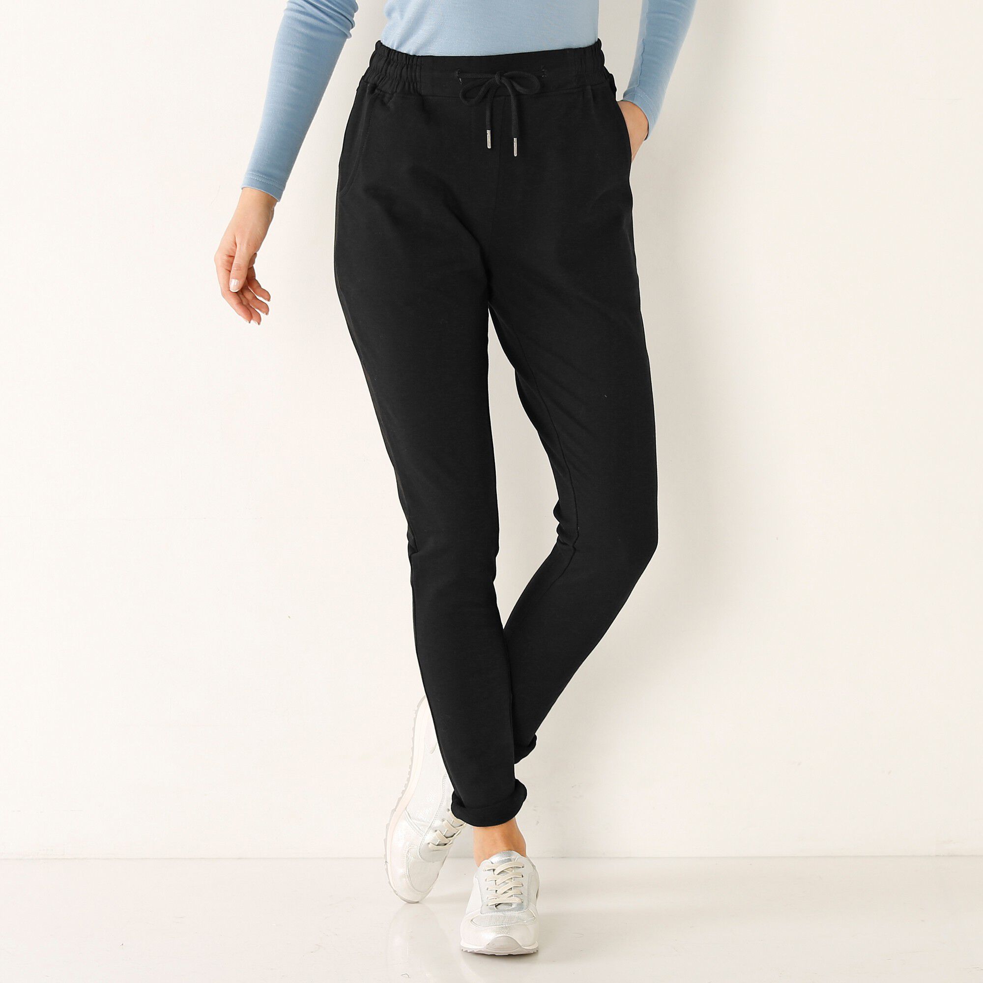 Pantalon jogpant ceinture élastiquée molleton