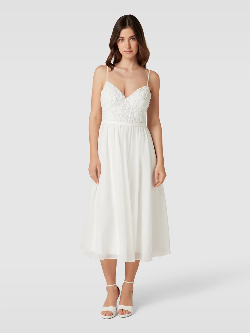 Brautkleid mit Herz-Ausschnitt in offwhite