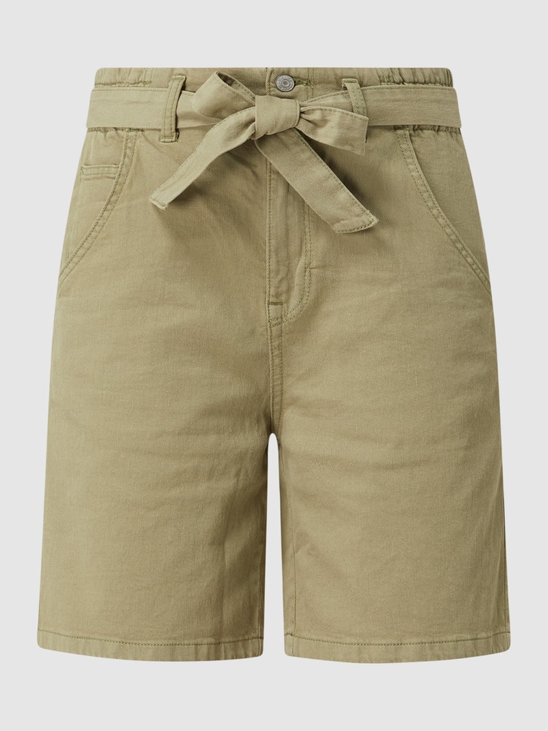 Shorts mit Lyocell-Anteil in khaki