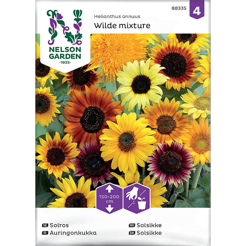 Nelson garden Frø Solsikke Blandede Sorter