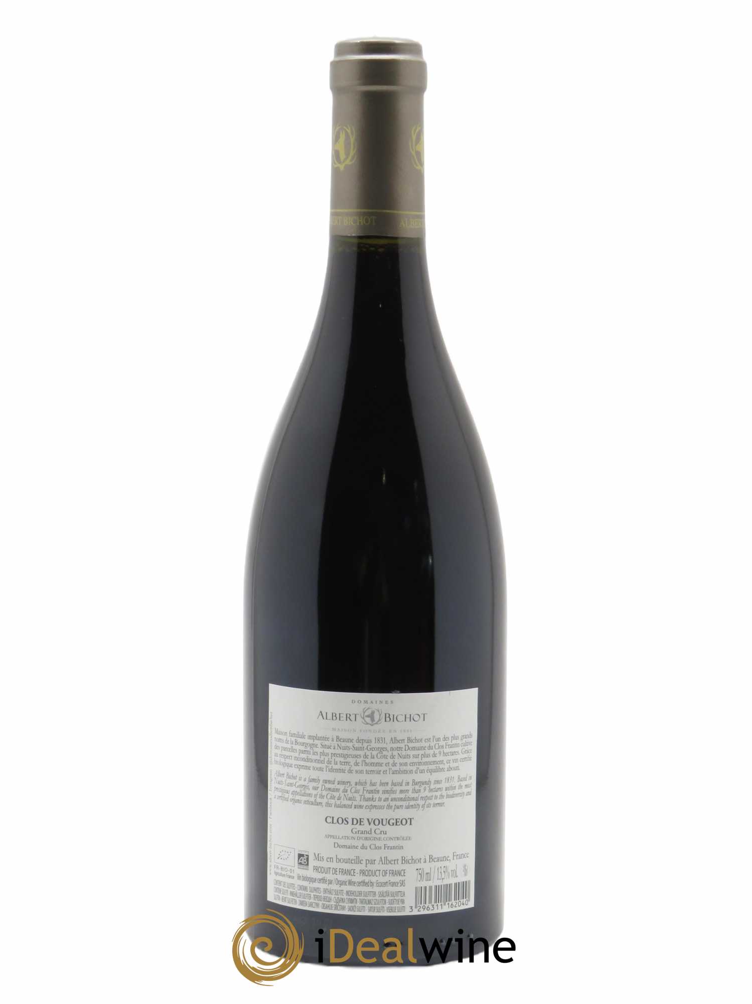 Clos de Vougeot Grand Cru Clos Frantin - Albert Bichot  2020 - Lot de 1 Bouteille