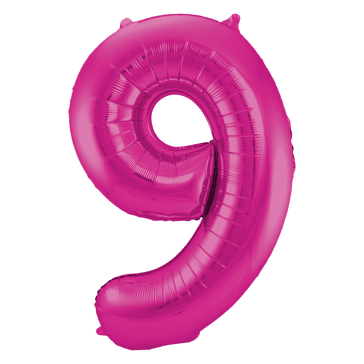 Folienballon pink Zahl 9, 86 cm