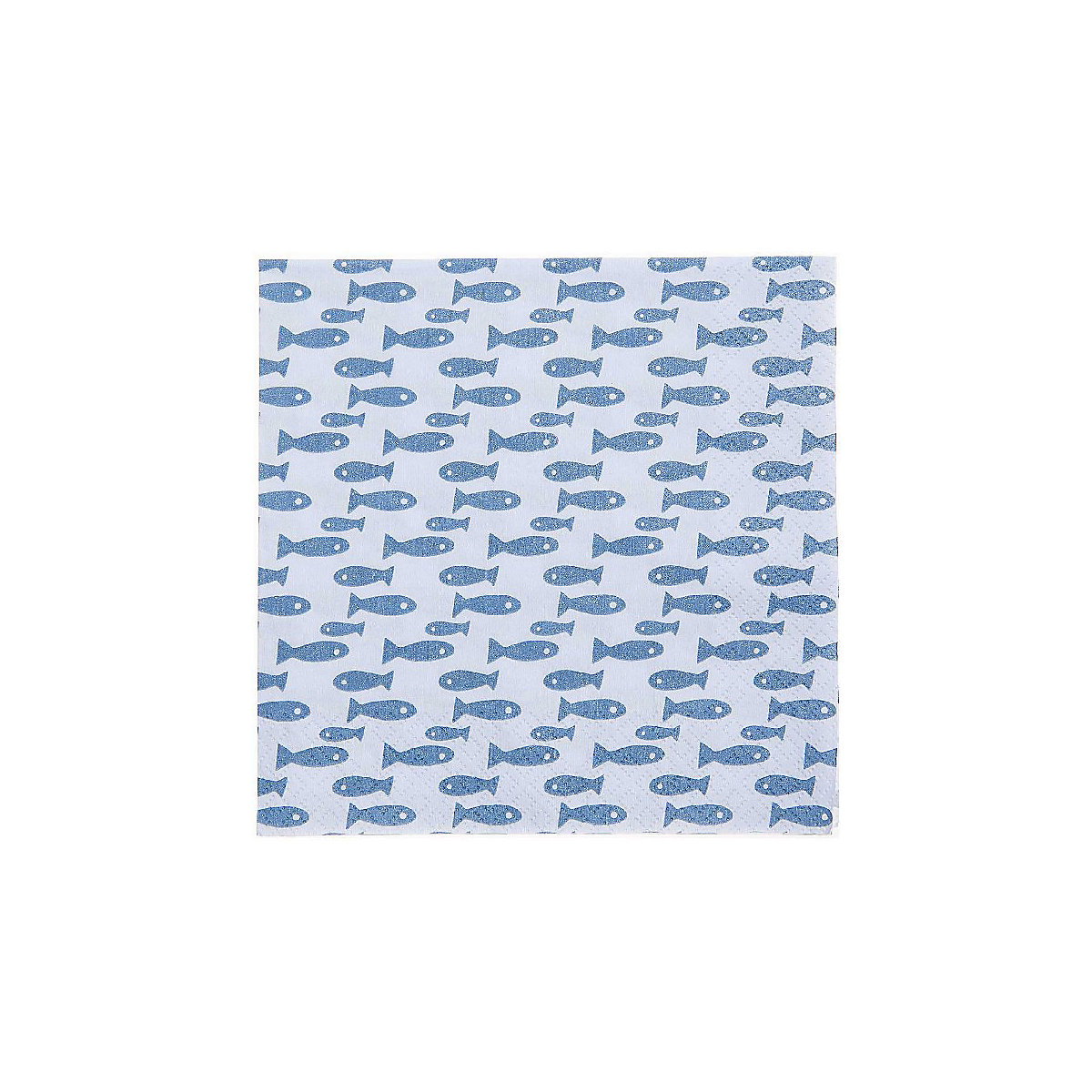 Servietten, Fische, Blau