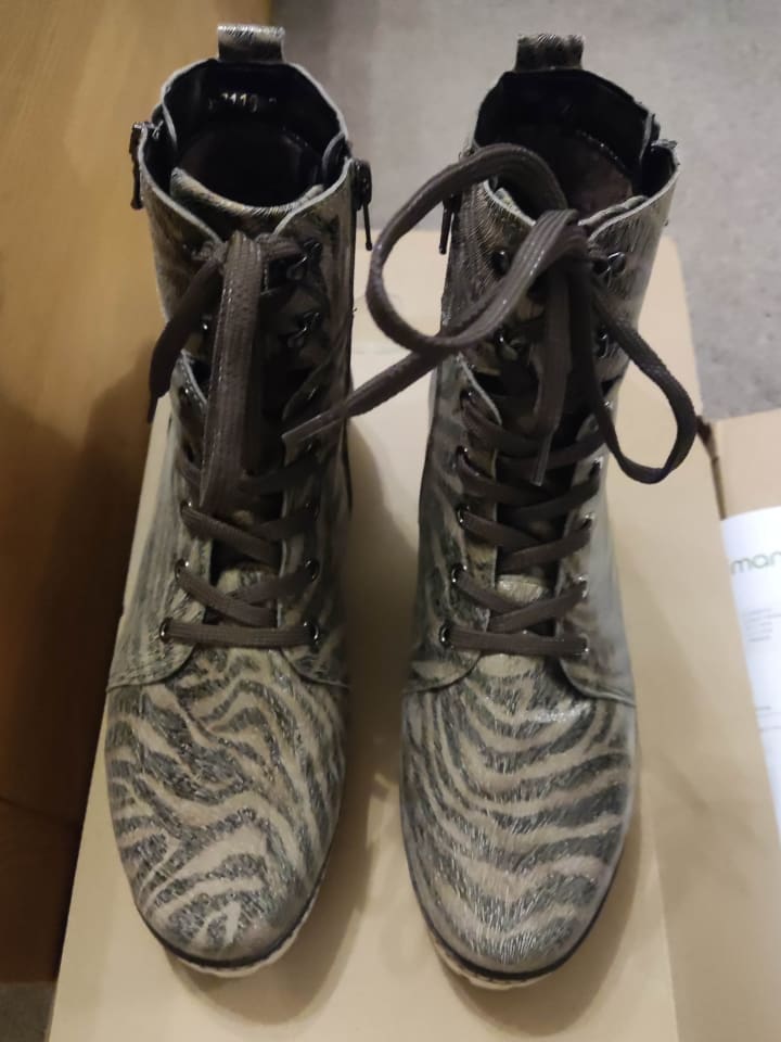 VITAFORM Softnubukleder Stiefeletten in taupe günstig kaufen 42
