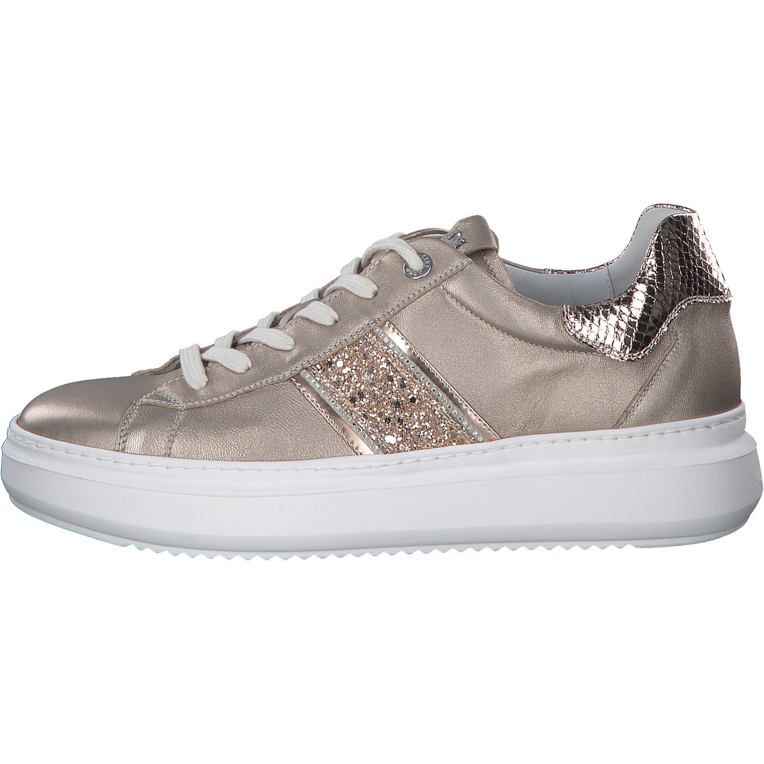 NeroGiardini E409918D, Schnürschuhe, Damen, Gold (Sirocco Gold)