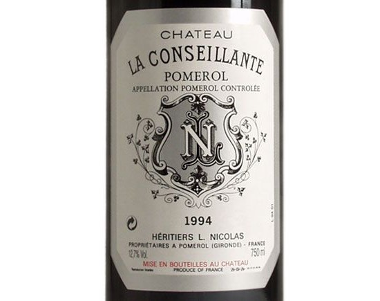 Château la Conseillante Rouge 1994 Bordeaux