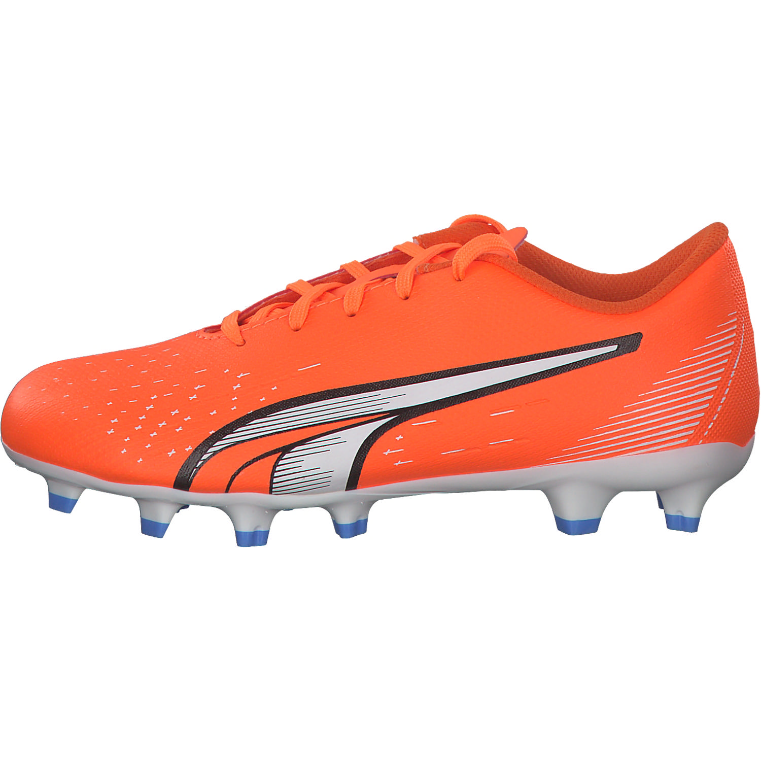 Puma Ultra Play FJ/AG Jr. 107233, Sportschuhe, Herren, Ultra orange/puma white/blue g