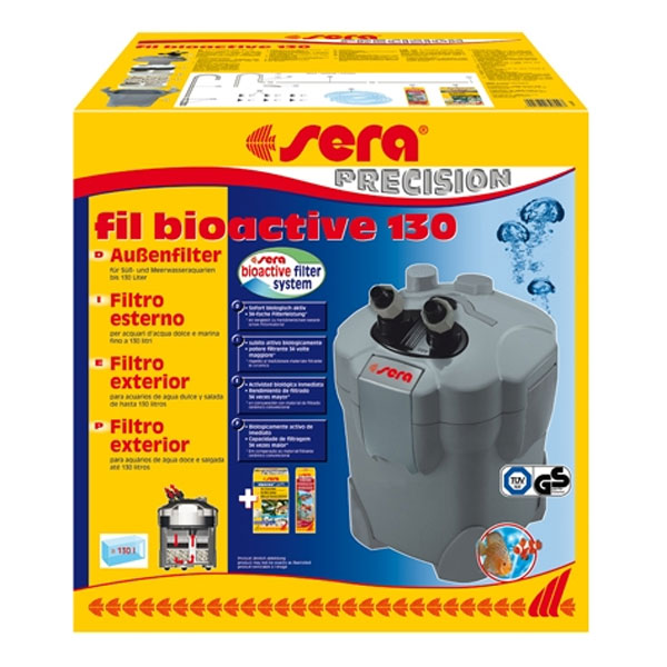 Sera fil bioactive 130 Außenfilter für Süßwasseraquarien