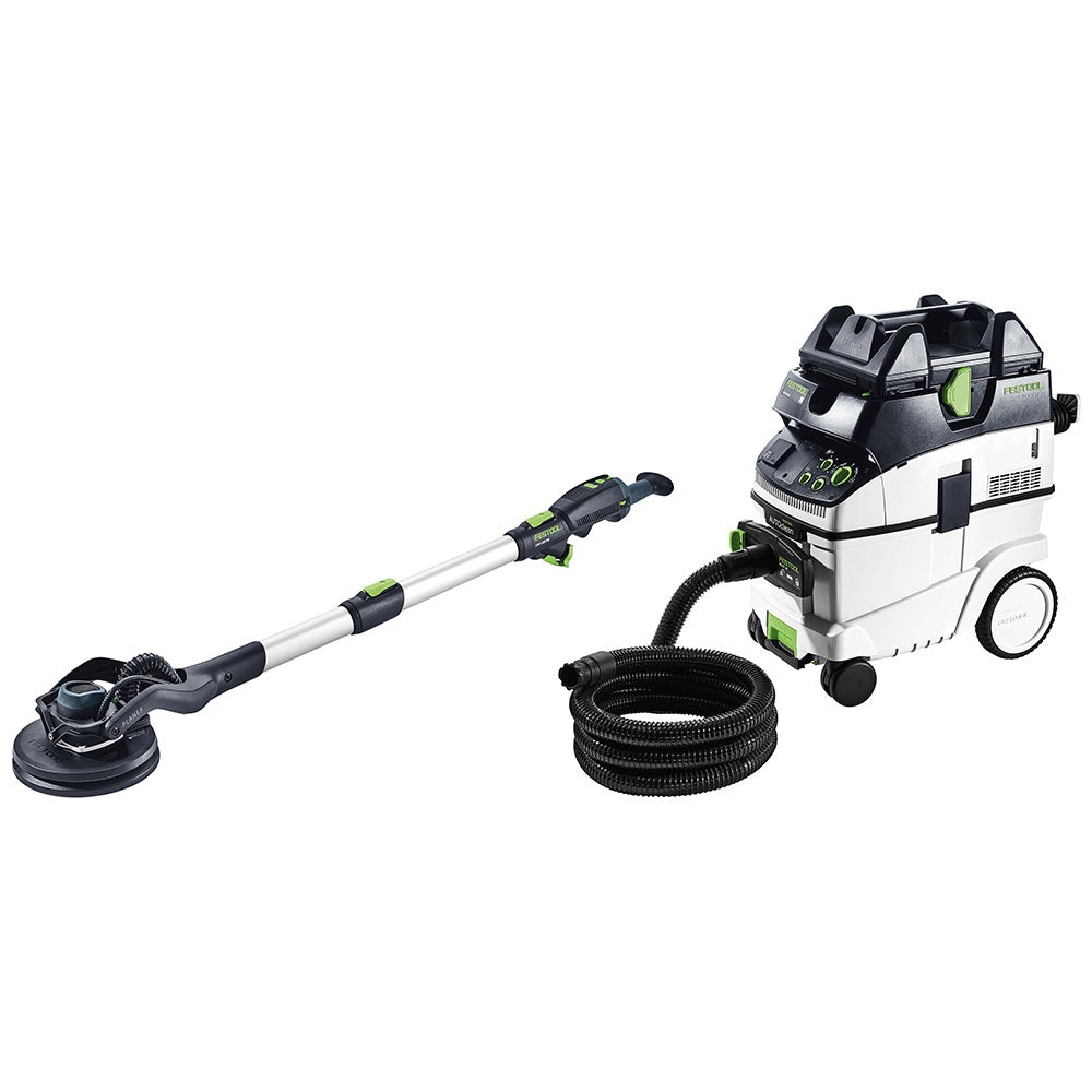 Lixadeira para gesso cartonado FESTOOL PLANEX de 400 W e 225 mm com sistema de extração de pó classe M 576702