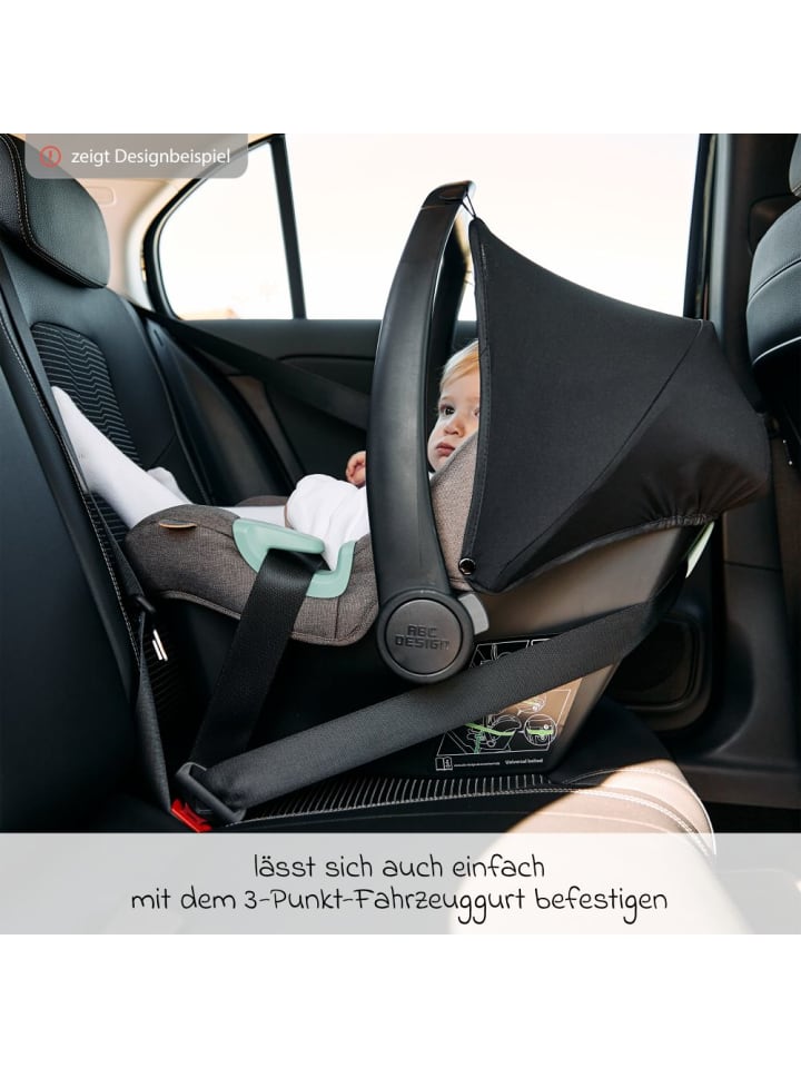 ABC-Design Babyschale Tulip (Autositz Gruppe 0  / i-Size) in schwarz günstig kaufen onesize