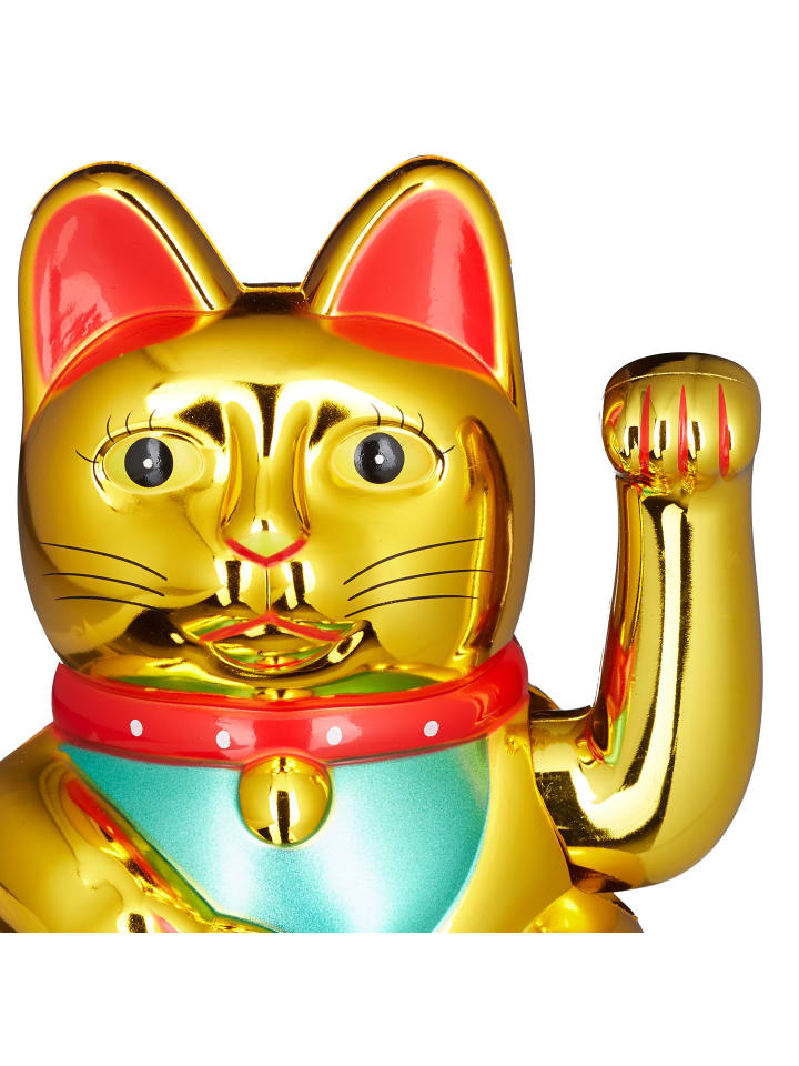 relaxdays Winkekatze in Gold - (H)16 cm günstig kaufen onesize