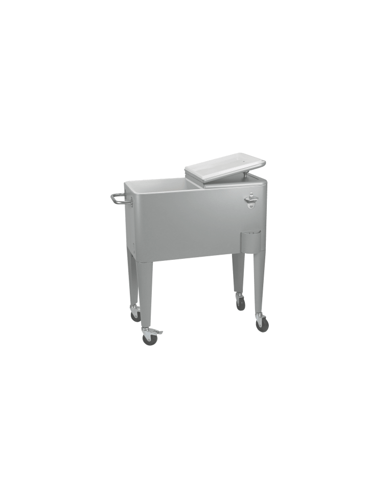 Beachtrekker Kailua Cooler - Kühlbox, Kühlwagen, Getränkekühler, Grau günstig kaufen onesize