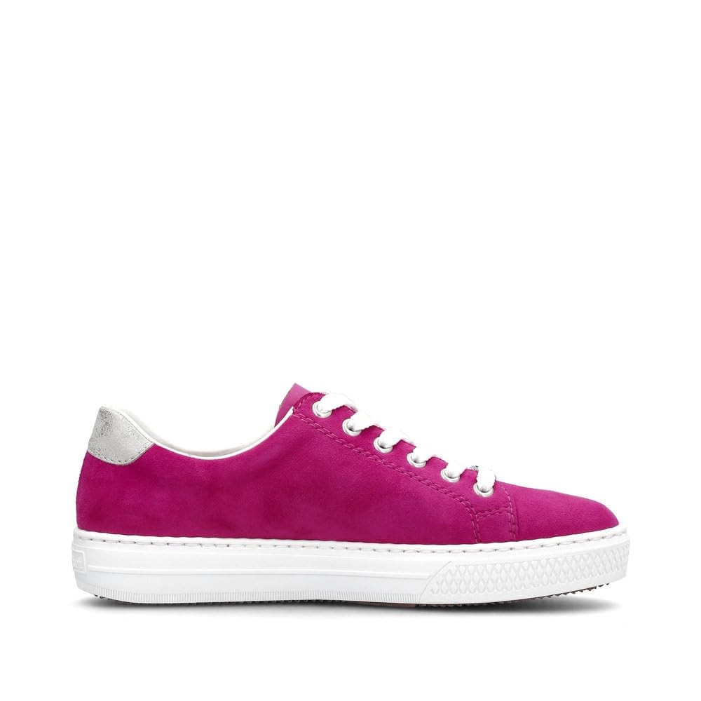 RIEKER Freizeit Schnürer lila/pink