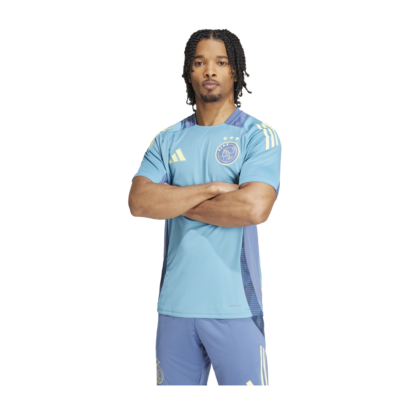 adidas Ajax Amsterdam Training T-Shirt Blau