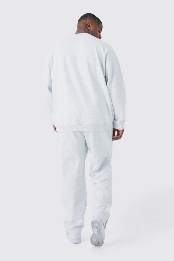 Plus Jogginghose mit geteiltem Saum