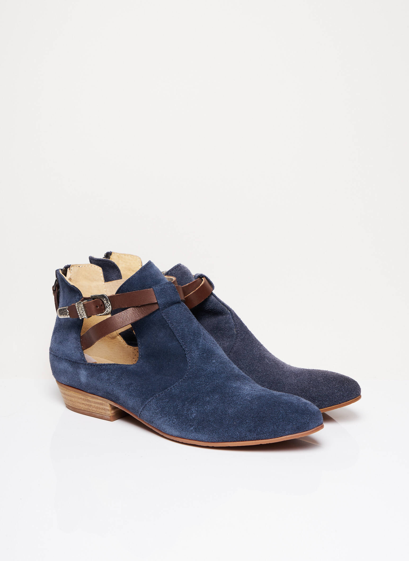 Un Matin D Ete Bottines Femme couleur bleu