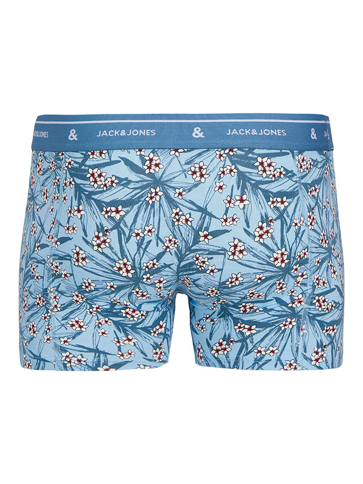 JACK & JONES Junior 3er-Set: Boxershorts in Hellblau/ Schwarz günstig kaufen