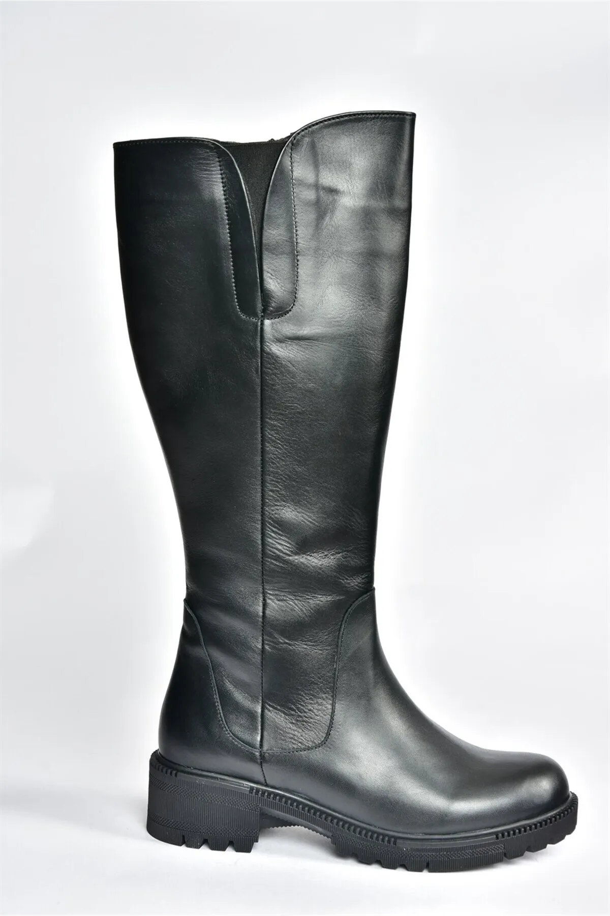 Fox Shoes  Schwarze lässige Damenstiefel aus echtem Leder N654226103