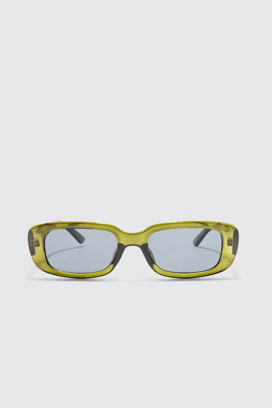 Klobige grüne Sonnenbrille