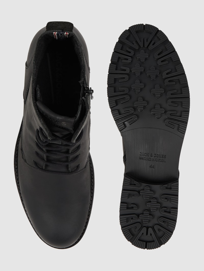 Boots aus Leder Modell 'Worca' in schwarz