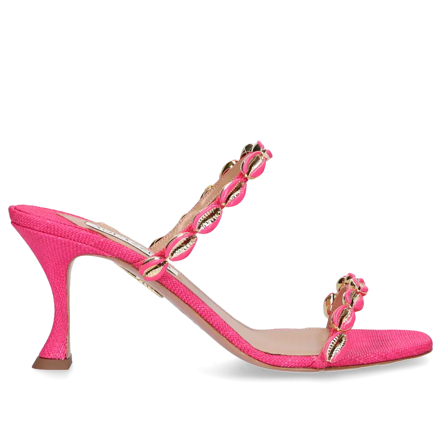 Aquazzura - Sandalen OFF TO BALI Bast - rot