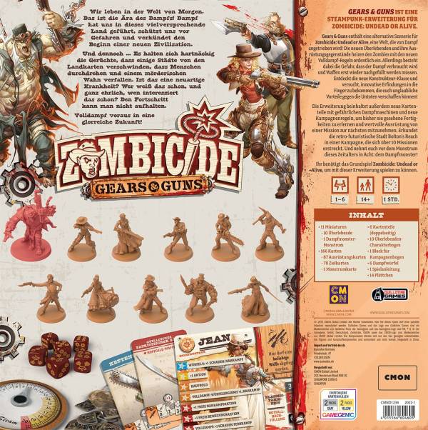 Zombicide: Undead or Alive - Gears & Guns (Erw.)