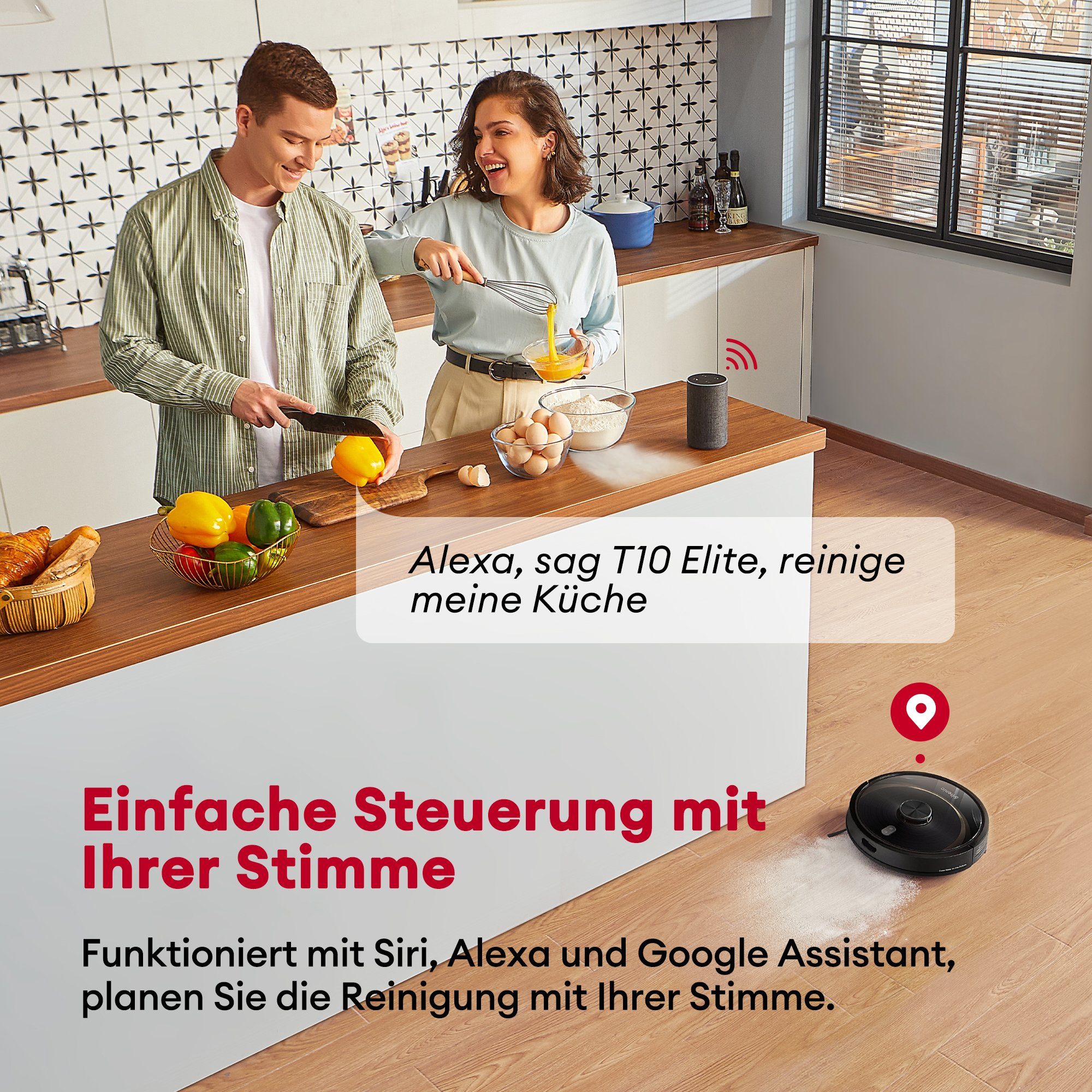 Ultenic Nass-Trocken-Saugroboter T10 Elite, Mit Beutel
