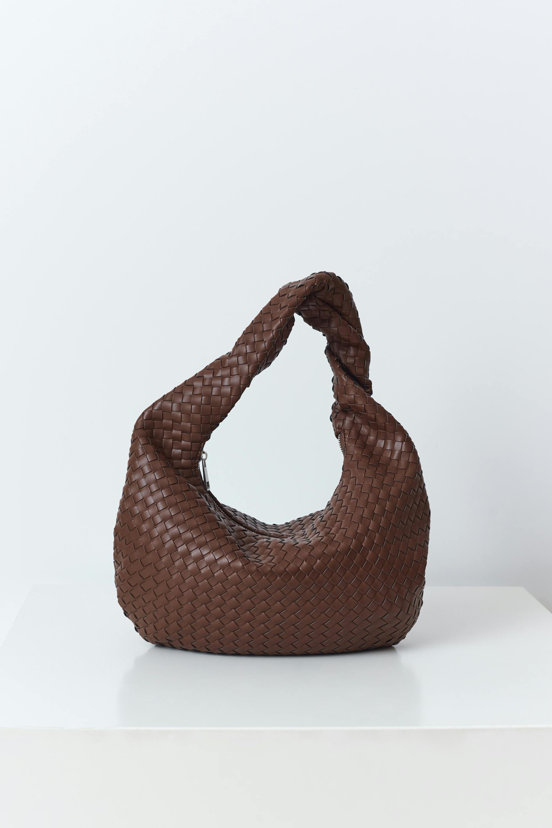 Braided shoulder bag