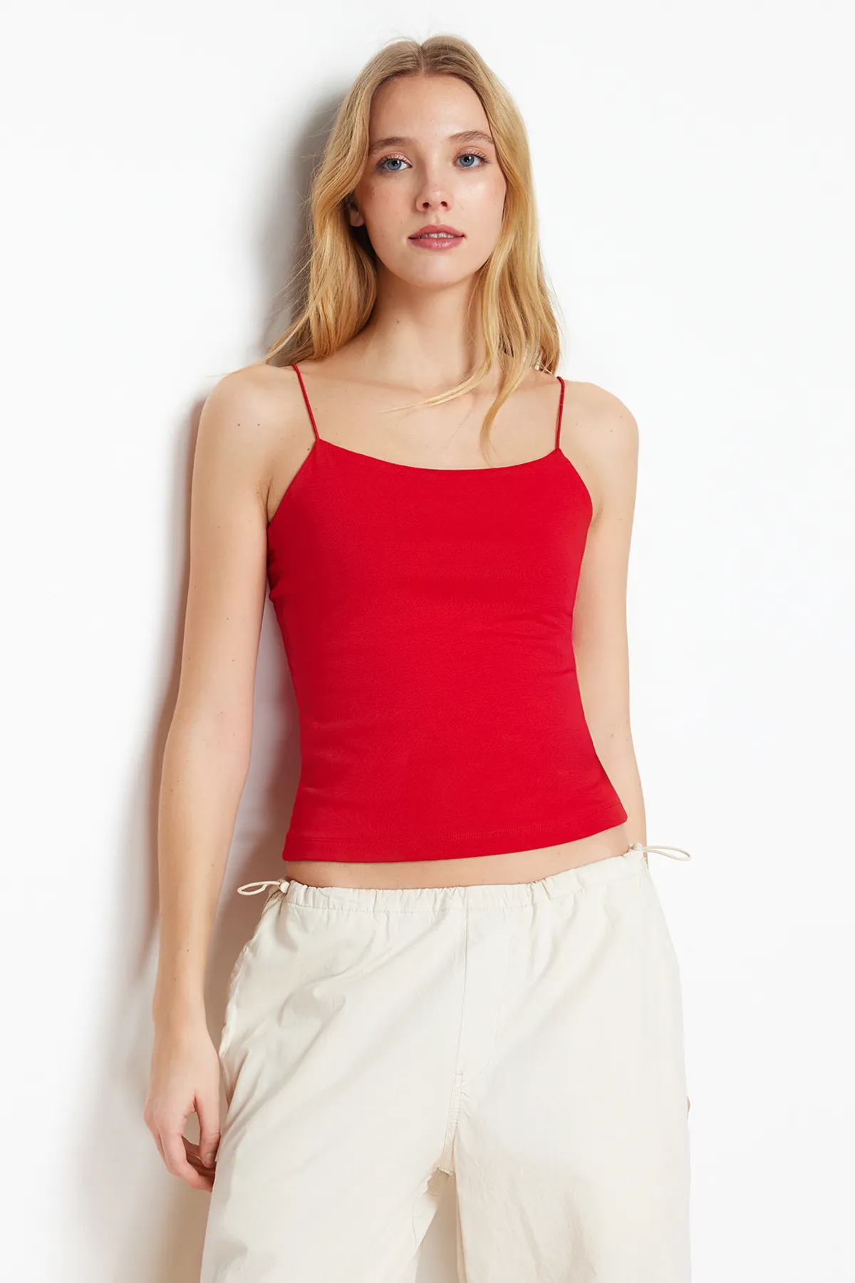 Trendyol Collection  Unterhemd - Rot - Slim Fit