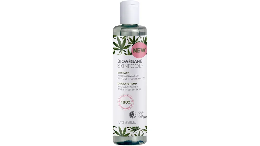 BIO:VÉGANE SKINFOOD Bio Hanf Mizellenwasser 150 ml