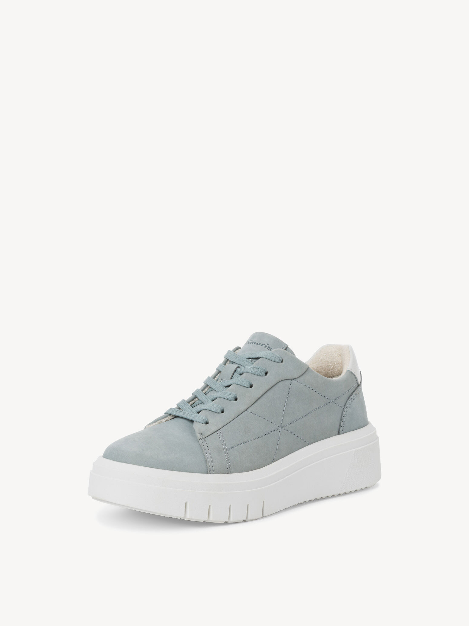 Basket en cuir - bleu