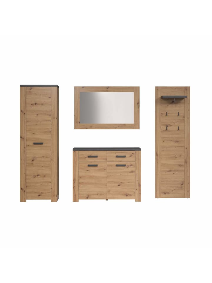 ebuy24 Garderobenmöbel Follow Eiche 270 x 35 cm günstig kaufen onesize