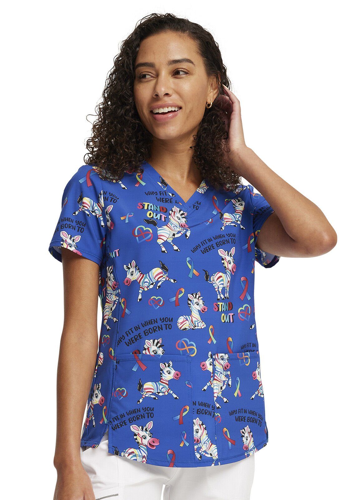 Cherokee Funktionsbluse Bunt bedruckter Damen Kasack 