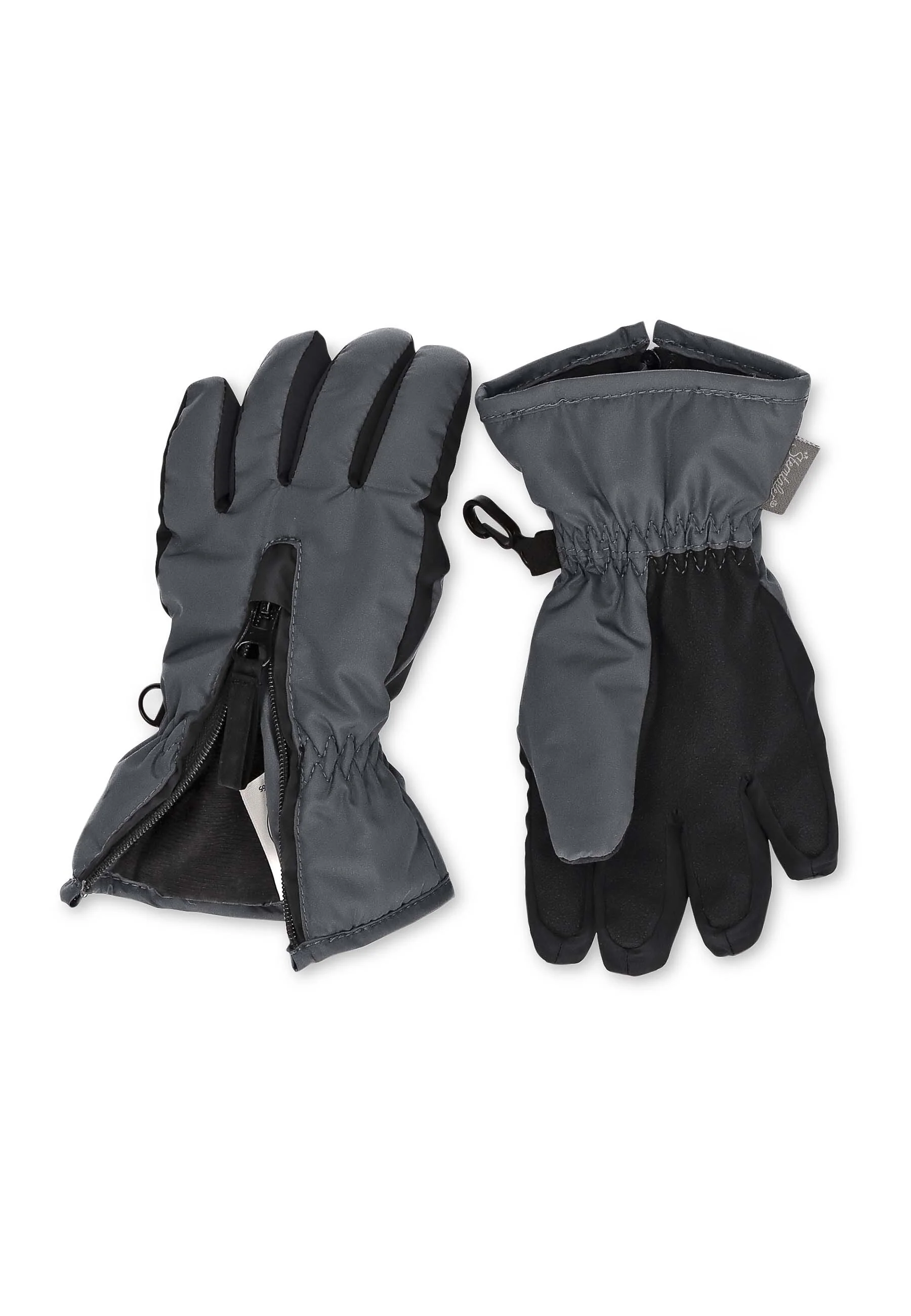 Fingerhandschuh aus Funktionsmaterial, zweifarbig