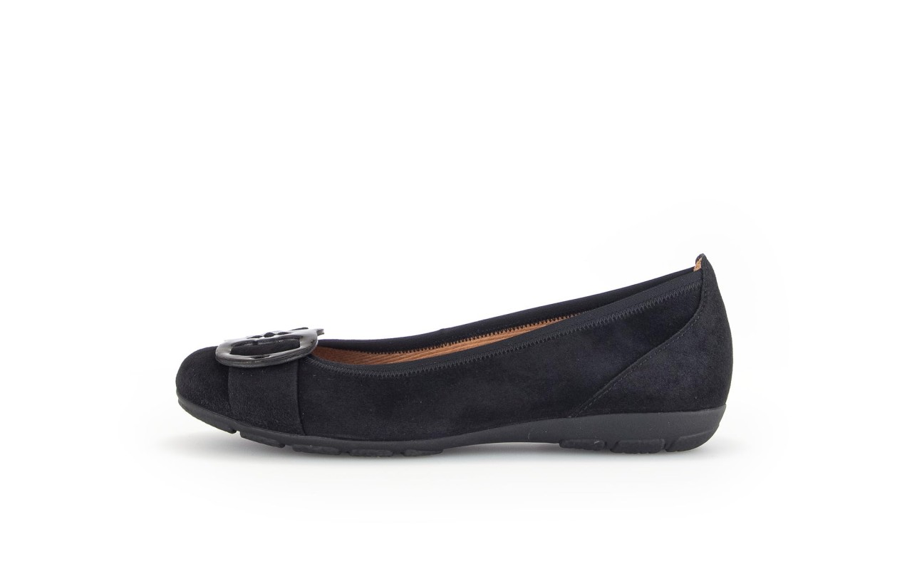GABOR Ballerinas schwarz Gabor Fashion sportliche Ballerinas 44.1