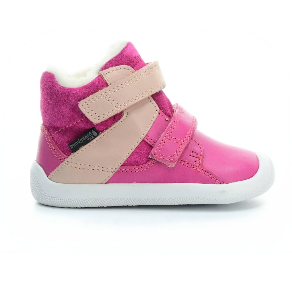 Bundgaard Walk Winter Sport Tex Dark Pink dunkelrosa Barfuß-Stiefeletten