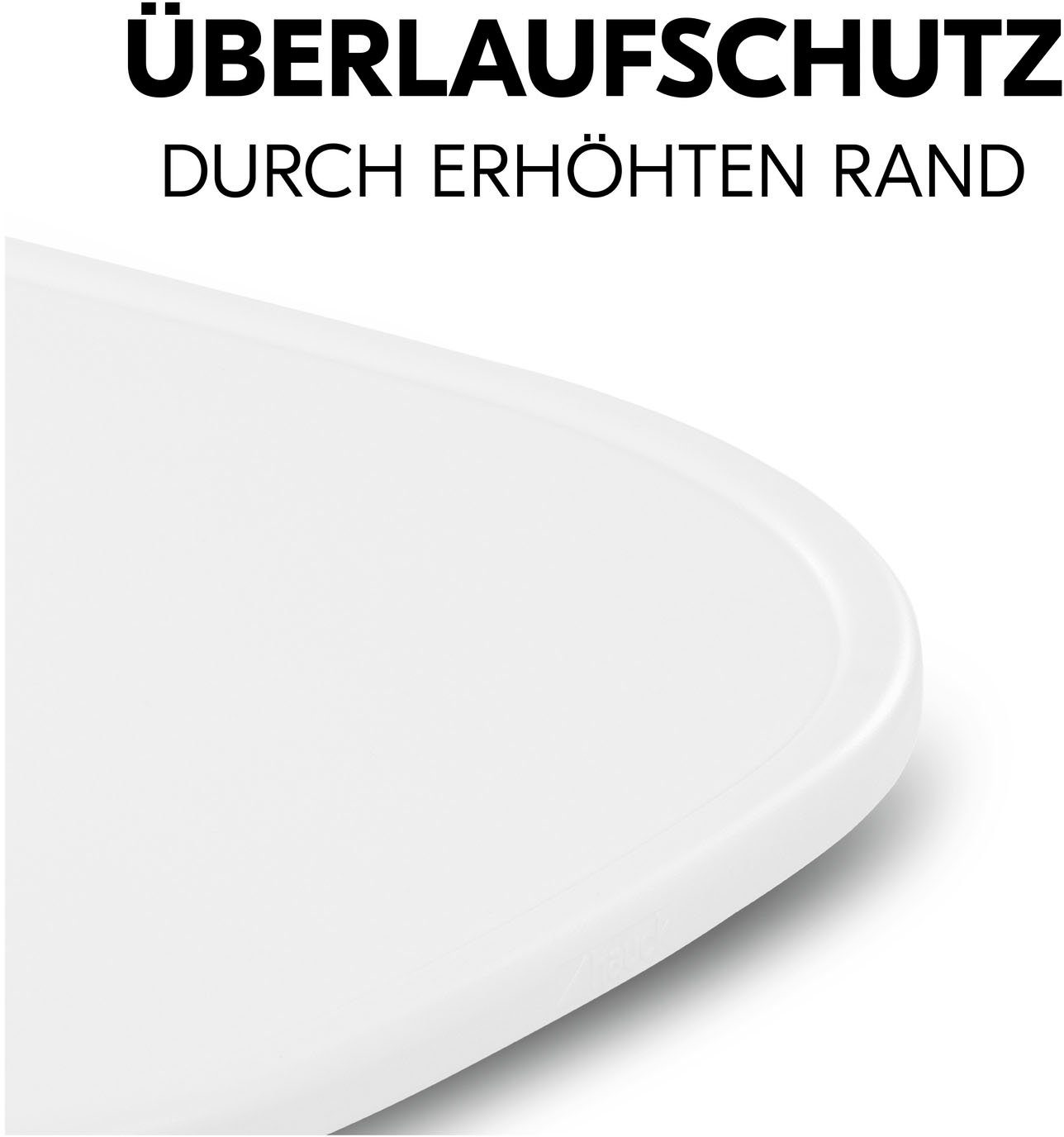 Hauck Hochstuhltablett Arketa Click Tray, White, Kunststoff, aus recyceltem Material